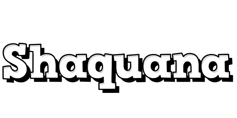 Shaquana snowing logo