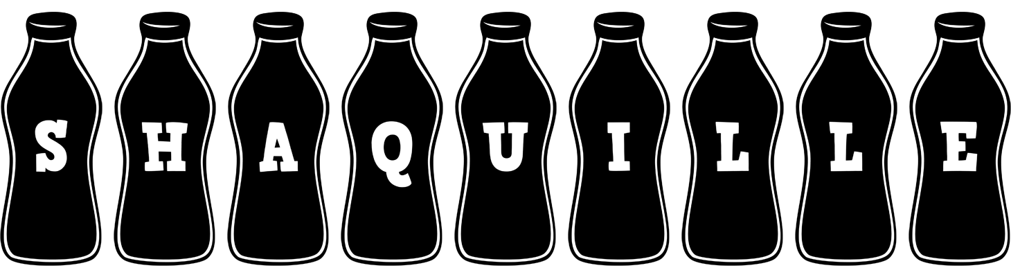 Shaquille bottle logo