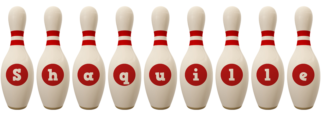 Shaquille bowling-pin logo