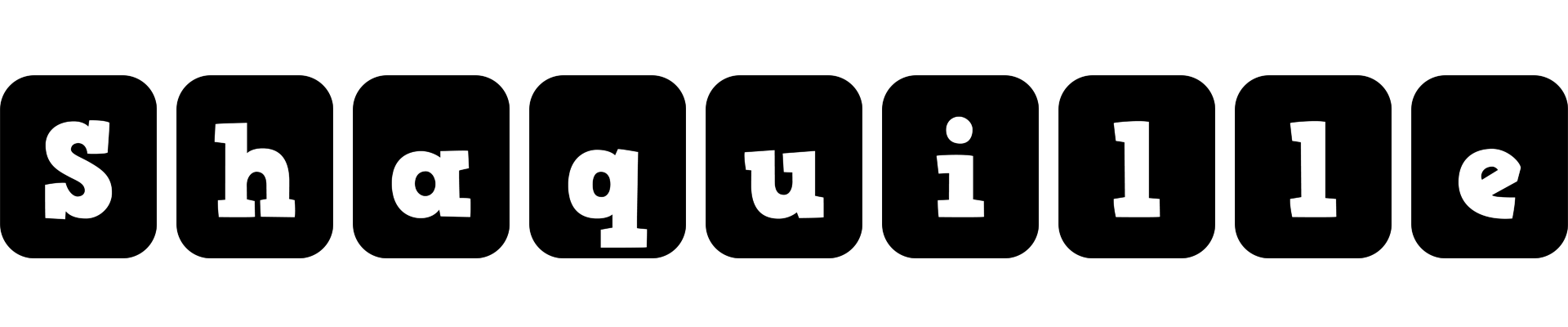 Shaquille box logo