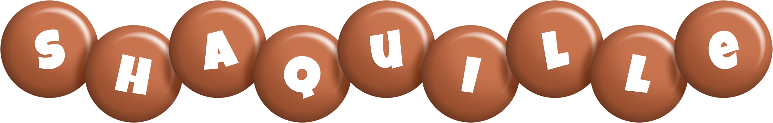 Shaquille candy-brown logo