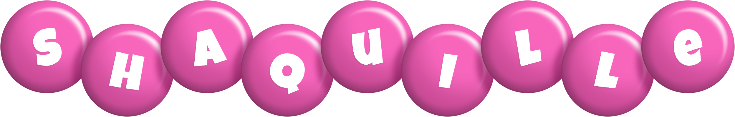 Shaquille candy-pink logo