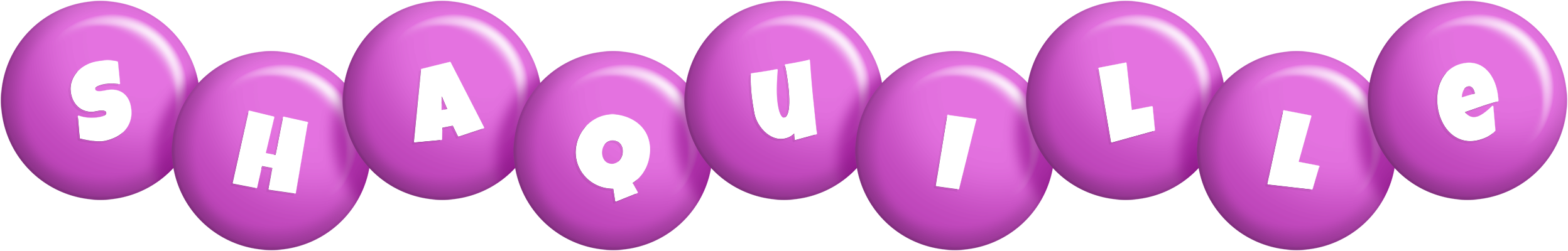 Shaquille candy-purple logo