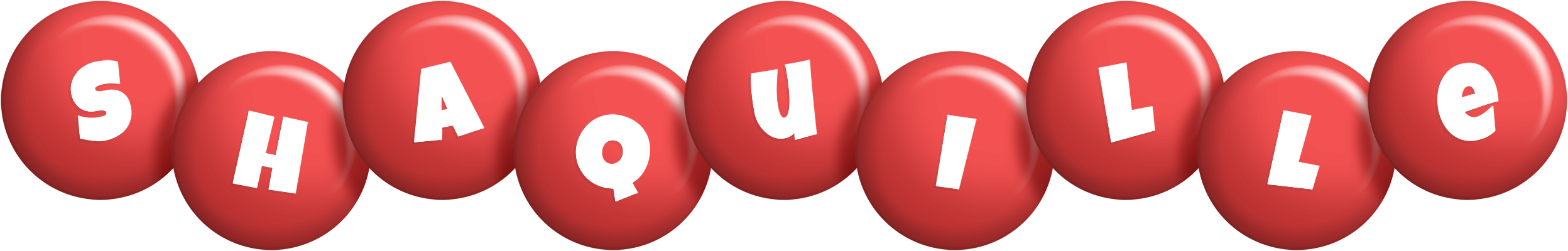 Shaquille candy-red logo
