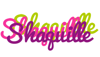 Shaquille flowers logo