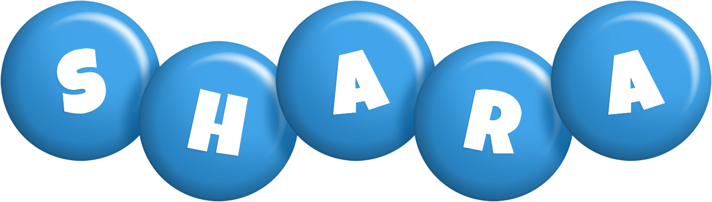 Shara candy-blue logo