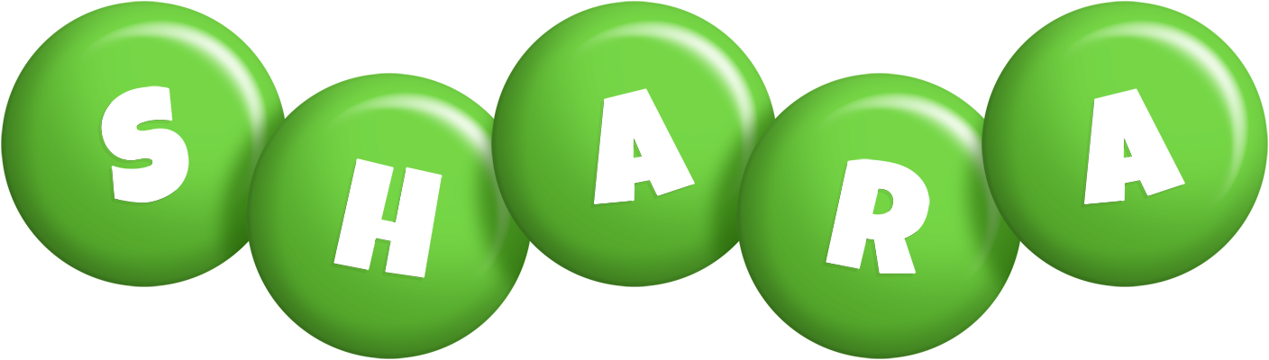 Shara candy-green logo
