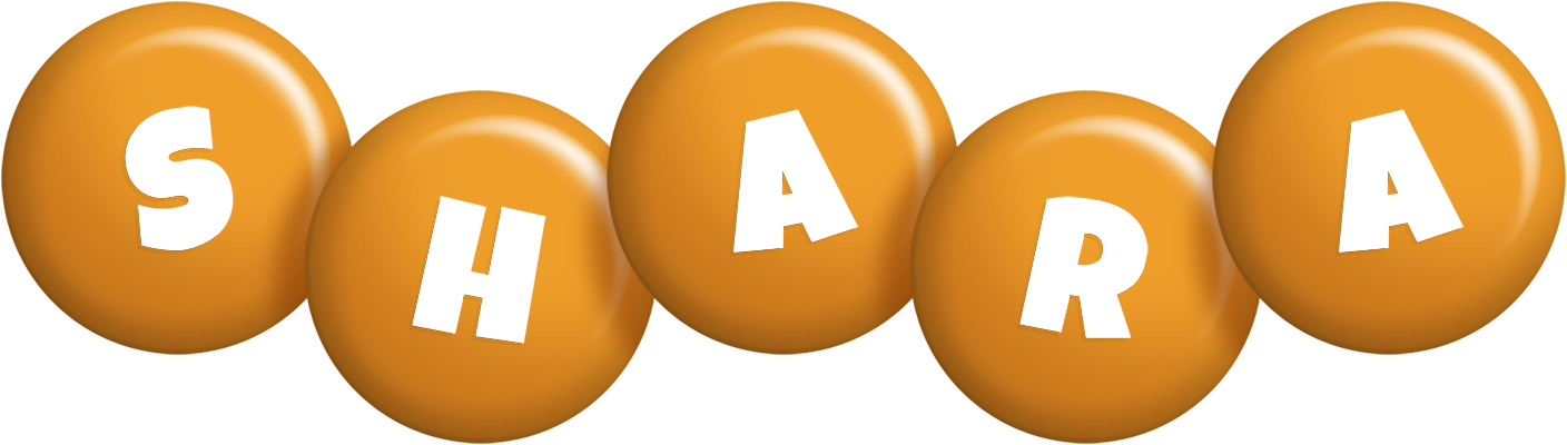 Shara candy-orange logo