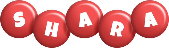 Shara candy-red logo