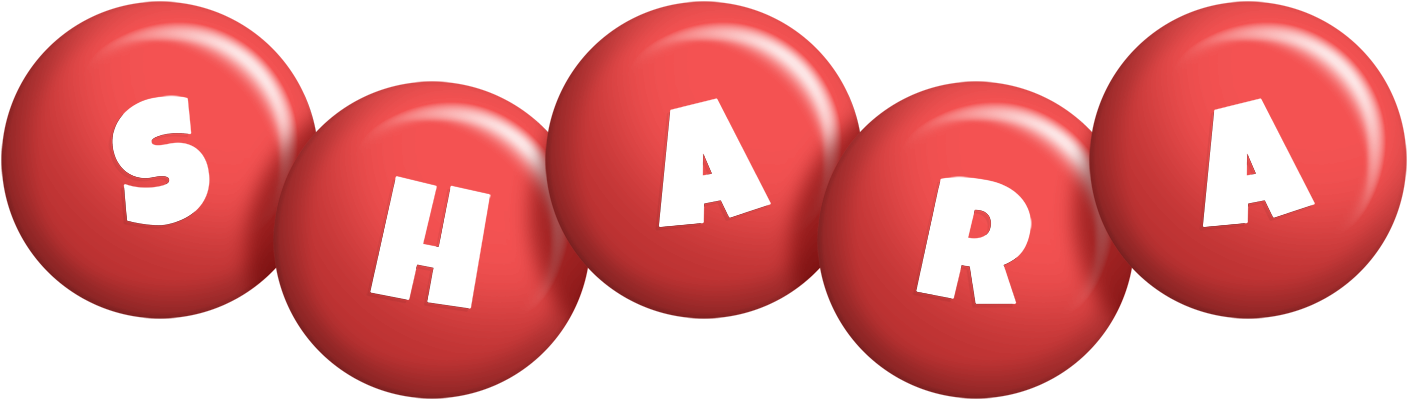 Shara candy-red logo