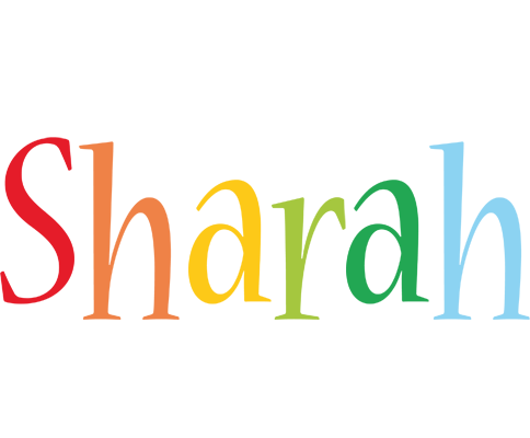 Sharah birthday logo