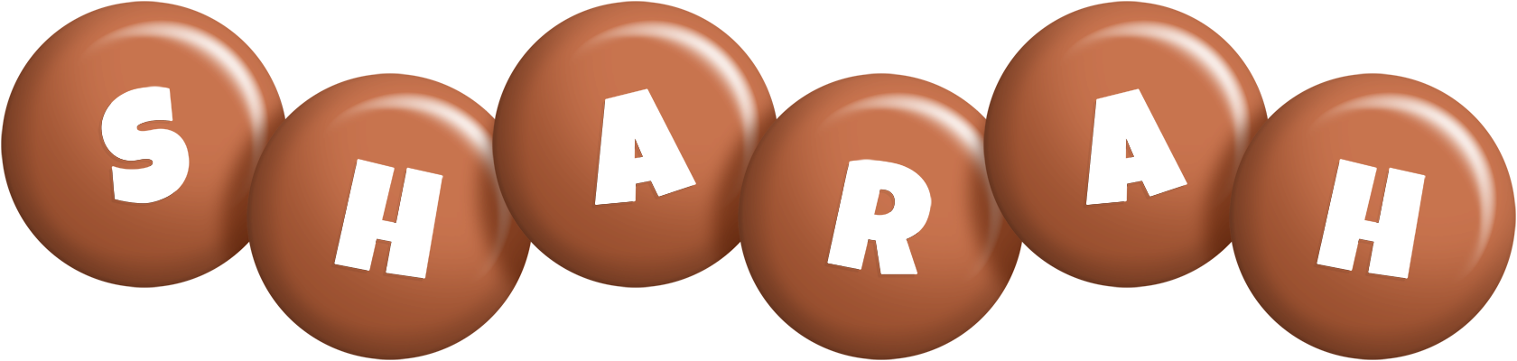 Sharah candy-brown logo
