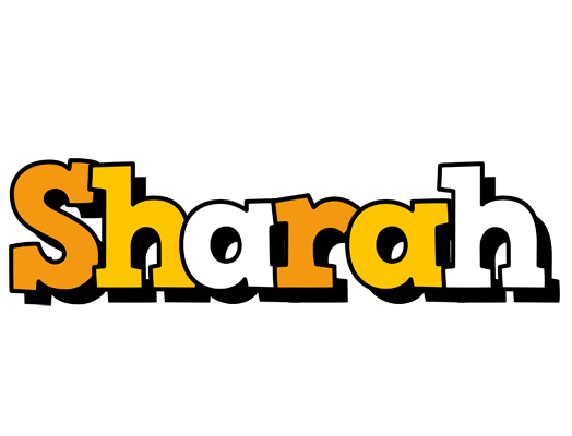 Sharah cartoon logo