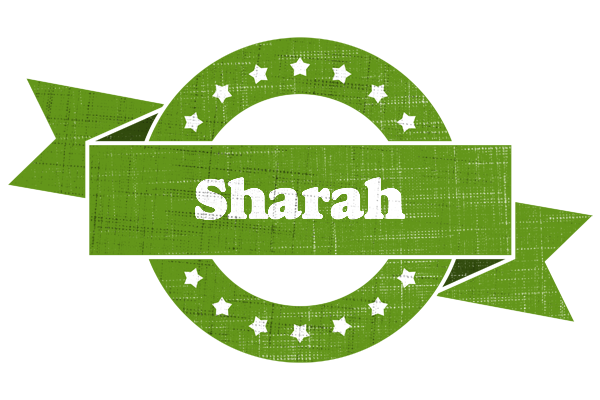 Sharah natural logo