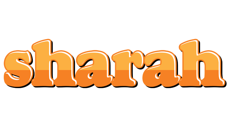Sharah orange logo