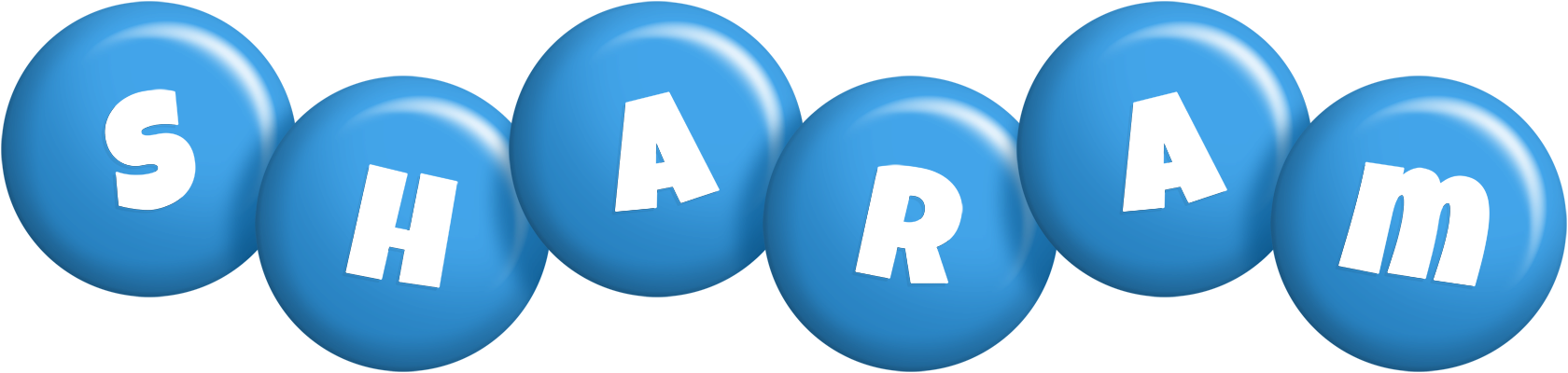 Sharam candy-blue logo