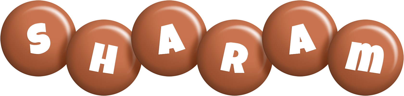 Sharam candy-brown logo
