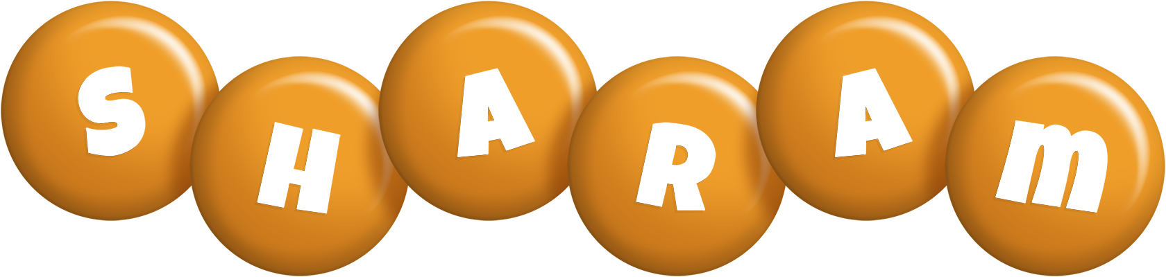 Sharam candy-orange logo