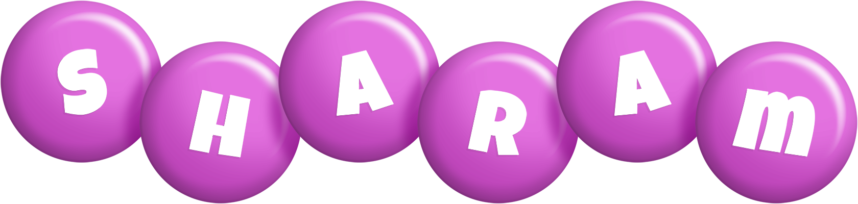 Sharam candy-purple logo