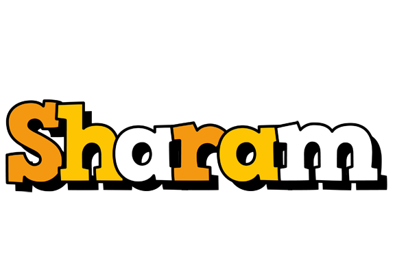 Sharam cartoon logo