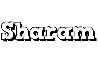 Sharam snowing logo