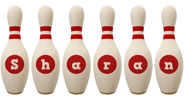 Sharan bowling-pin logo