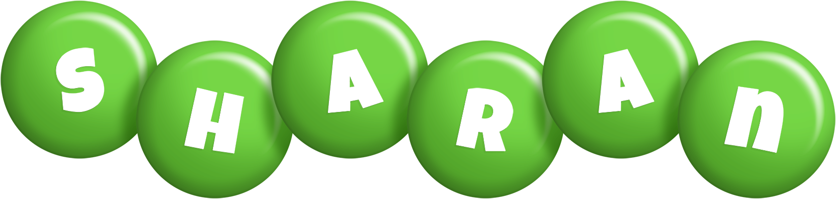 Sharan candy-green logo