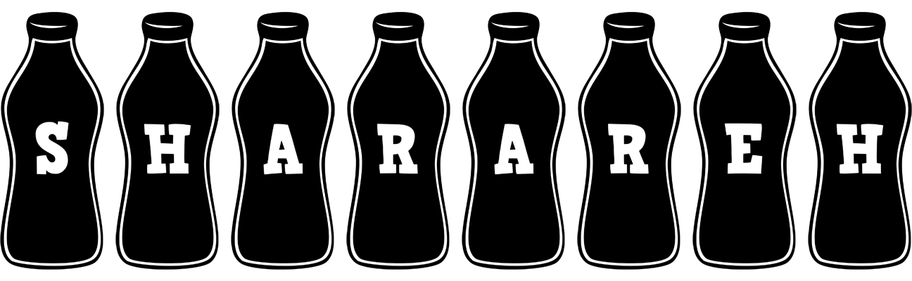 Sharareh bottle logo