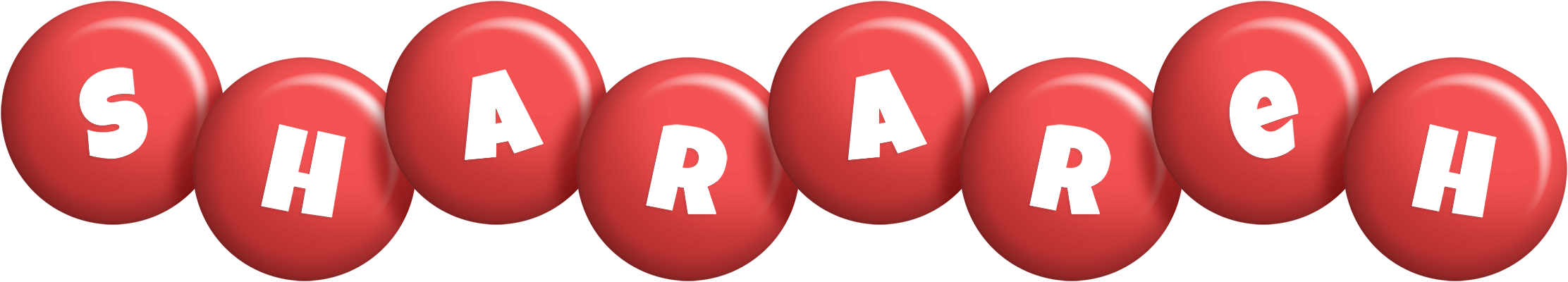 Sharareh candy-red logo