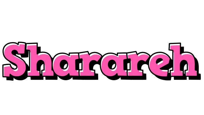 Sharareh girlish logo