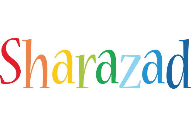 Sharazad birthday logo