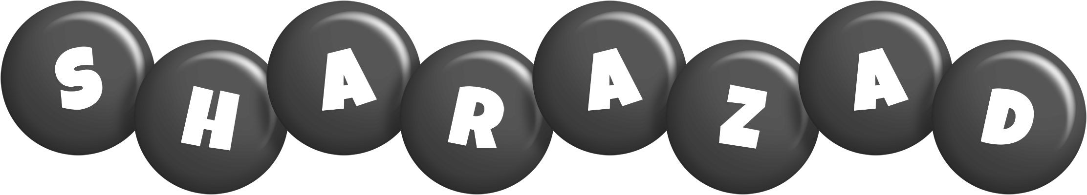 Sharazad candy-black logo