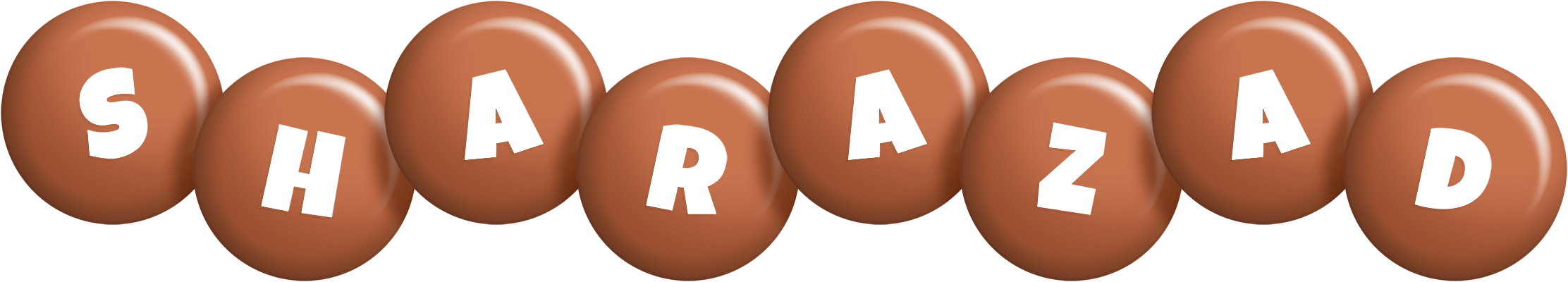 Sharazad candy-brown logo