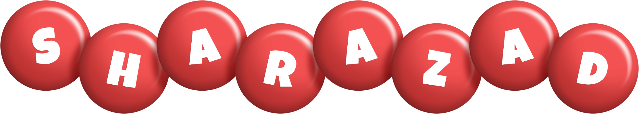 Sharazad candy-red logo