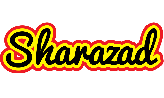 Sharazad flaming logo