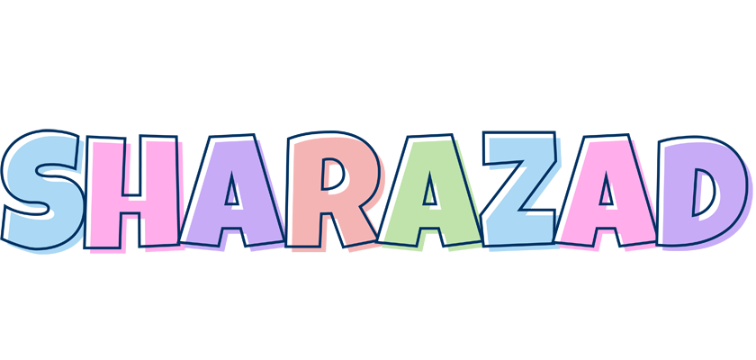 Sharazad pastel logo