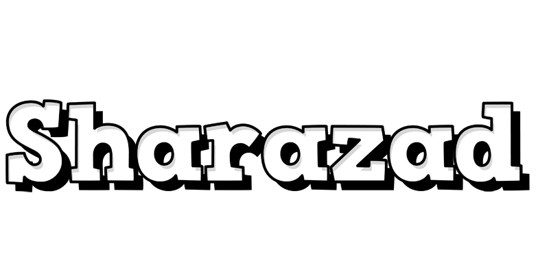 Sharazad snowing logo