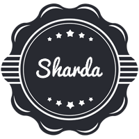 Sharda badge logo