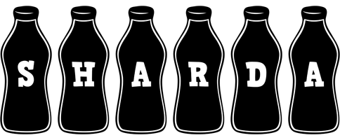 Sharda bottle logo