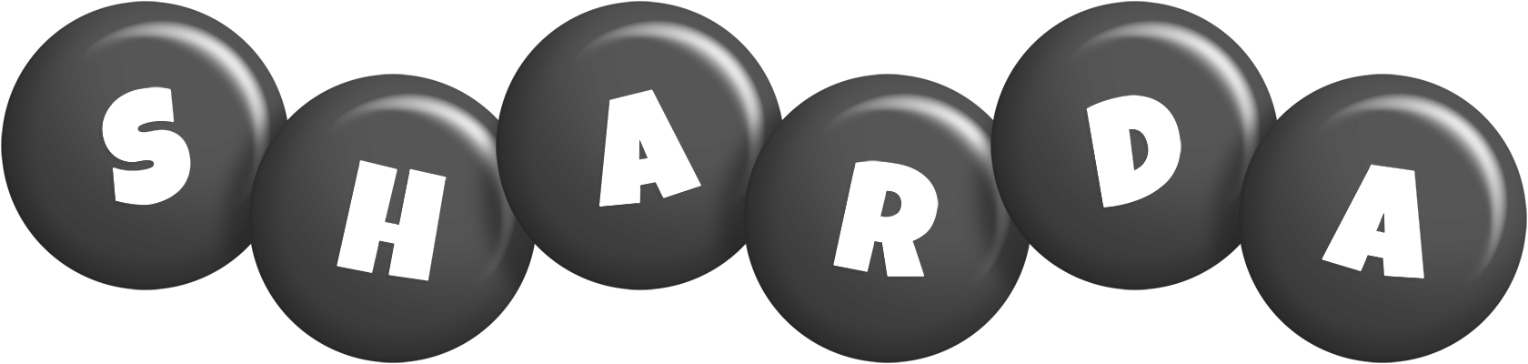Sharda candy-black logo