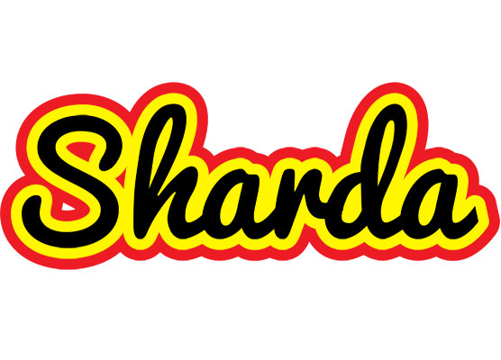 Sharda flaming logo