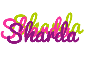 Sharda flowers logo