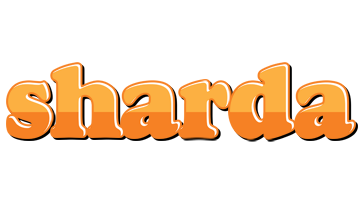 Sharda orange logo