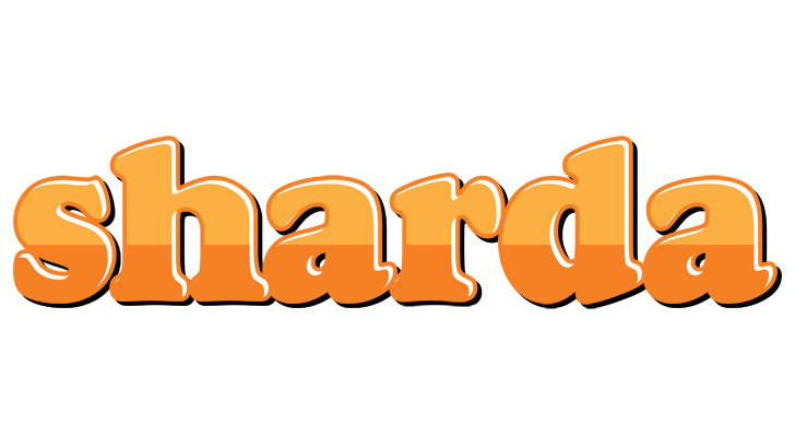 Sharda orange logo