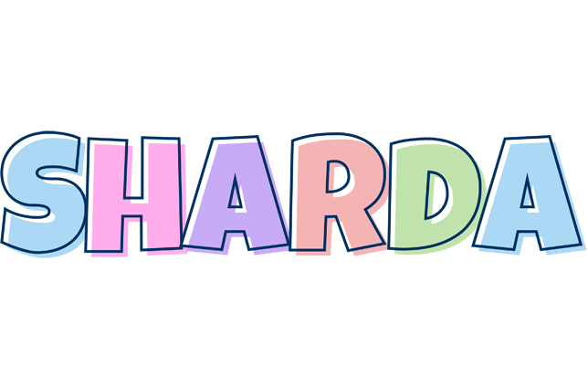 Sharda pastel logo