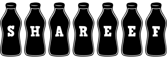 Shareef bottle logo