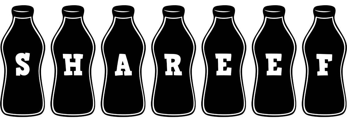 Shareef bottle logo