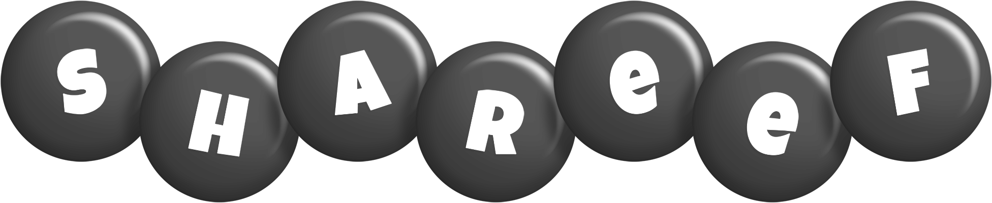 Shareef candy-black logo
