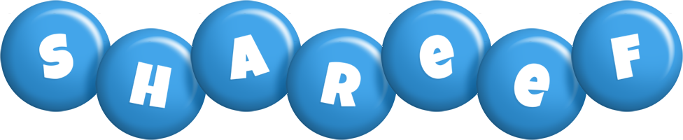 Shareef candy-blue logo