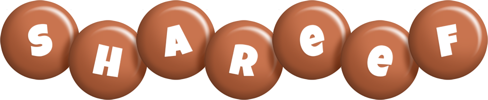 Shareef candy-brown logo